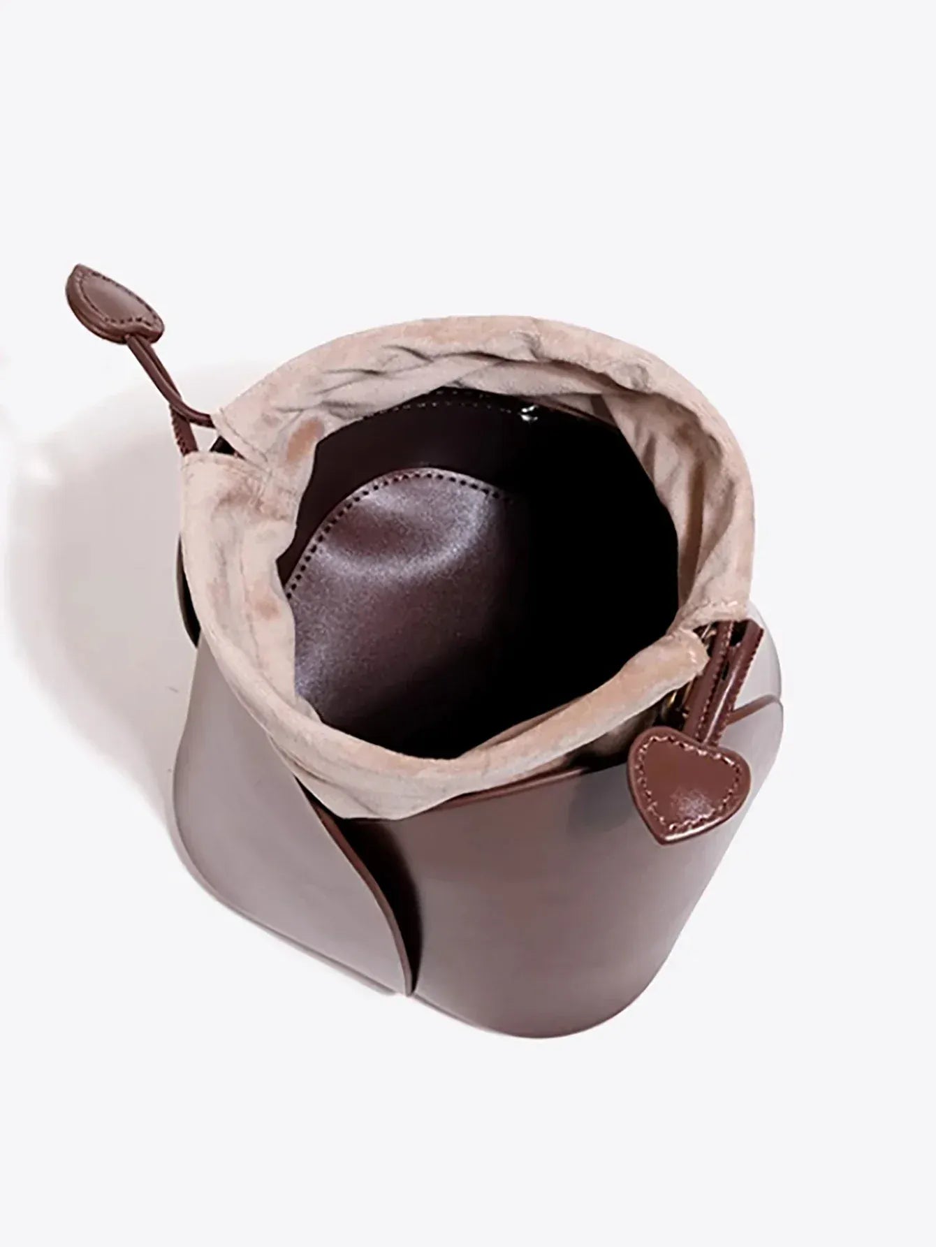 Sac seau pétale similicuir