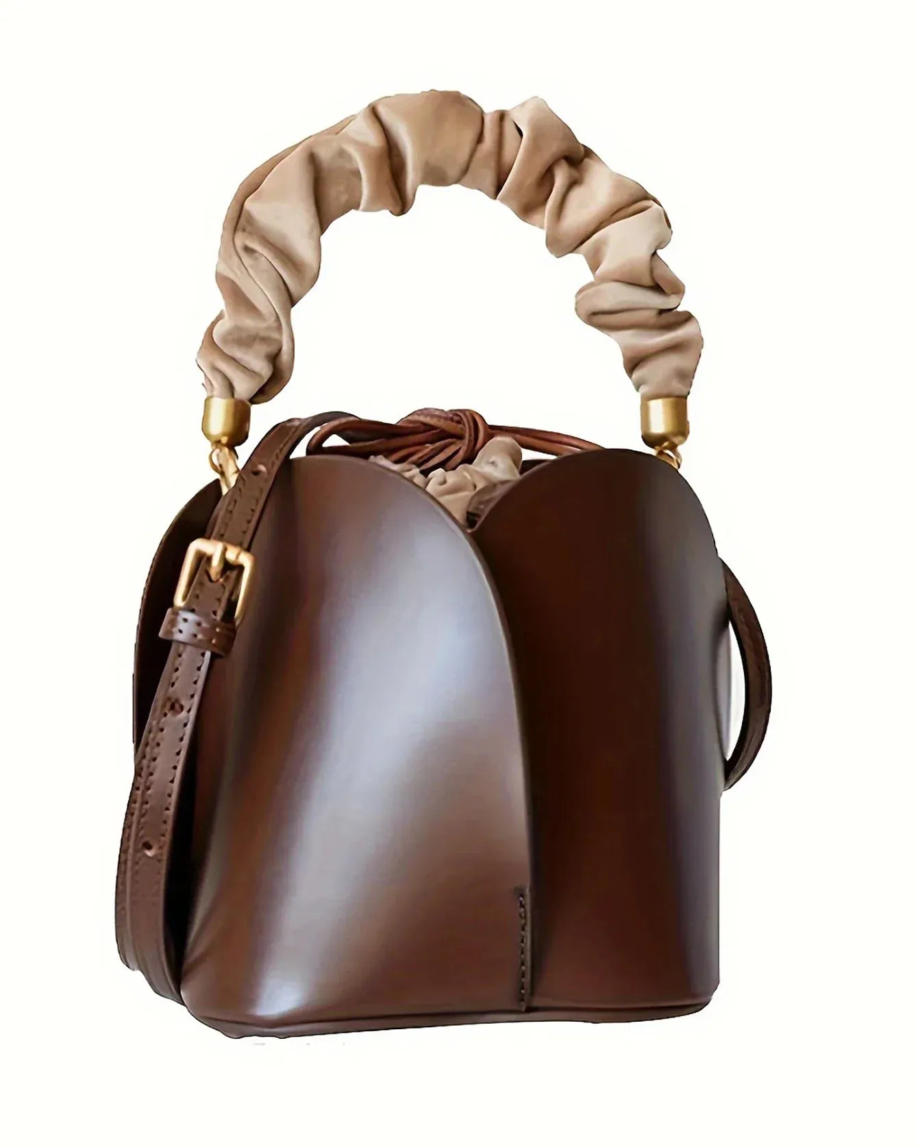 Sac seau pétale similicuir