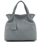 Sac seau pompon Bleu & Gris
