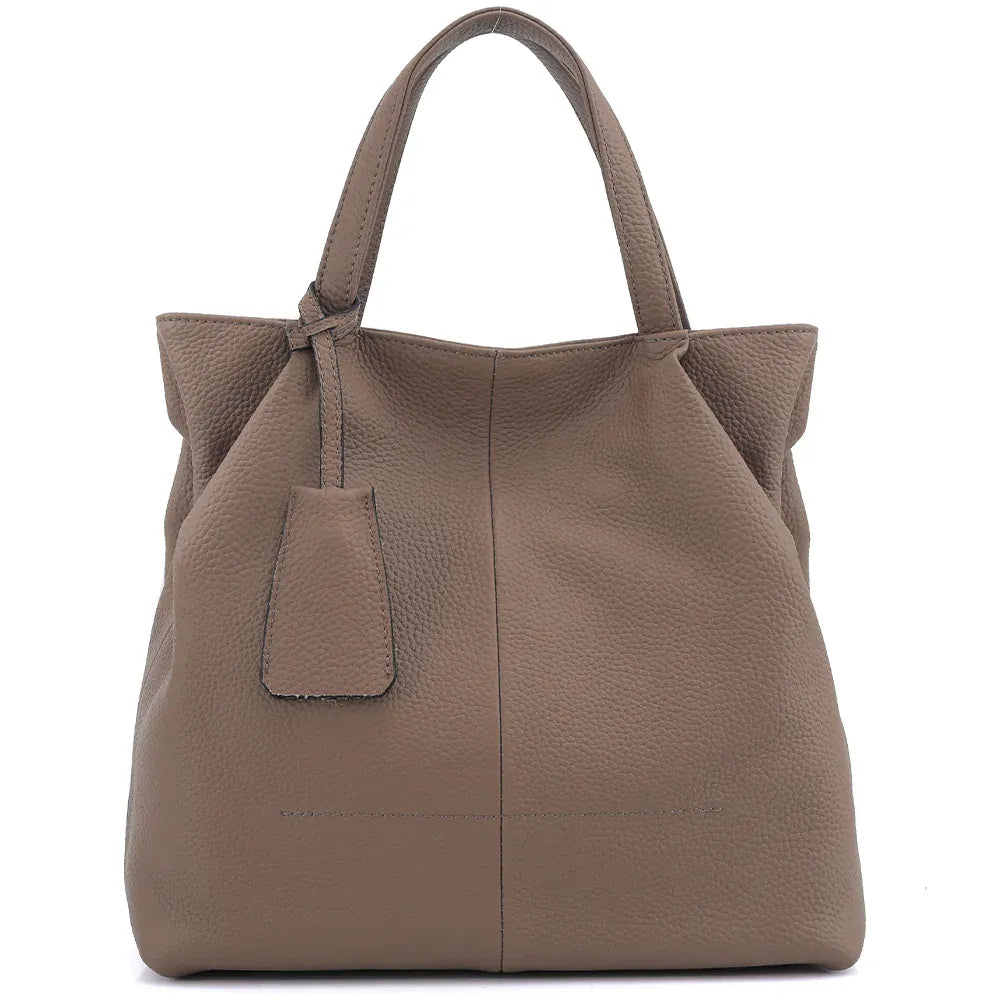 Sac seau pompon Khaki