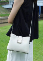 Sac seau rétro grainé