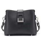 Sac seau rétro grainé Noir / (20cm<Max Length<30cm)