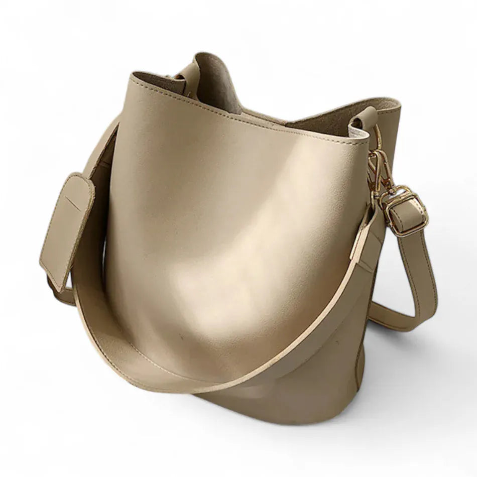 Sac seau sangle large minimaliste Khaki