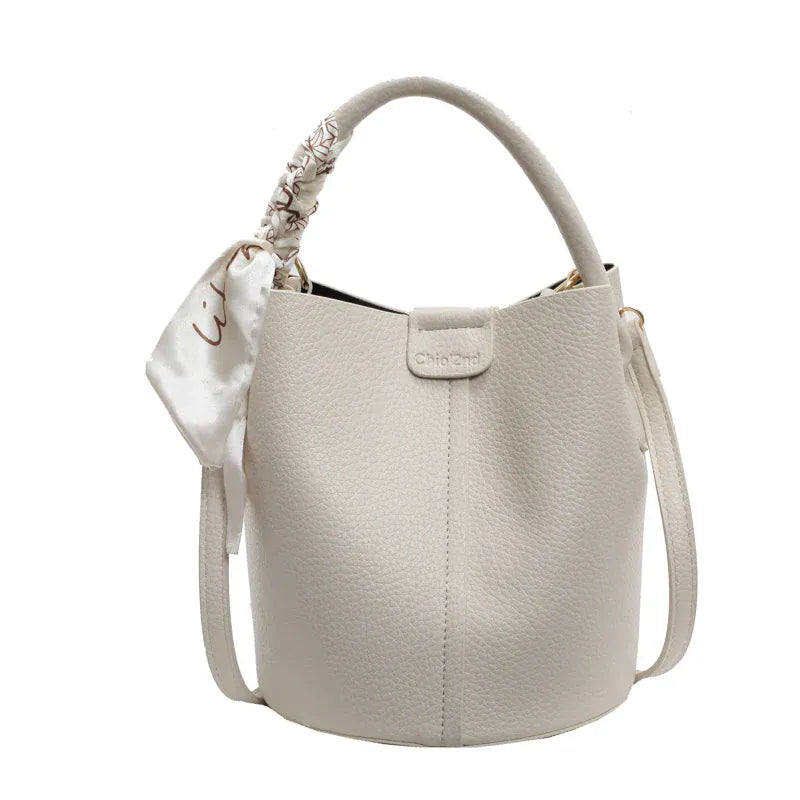 Sac seau similicuir chio Beige