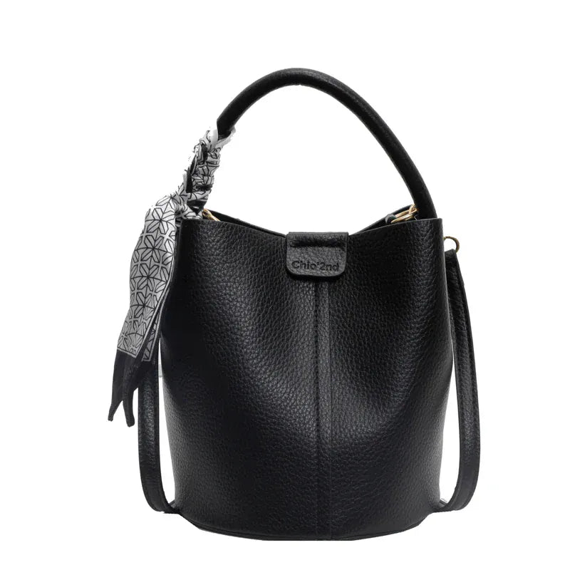 Sac seau similicuir chio Noir