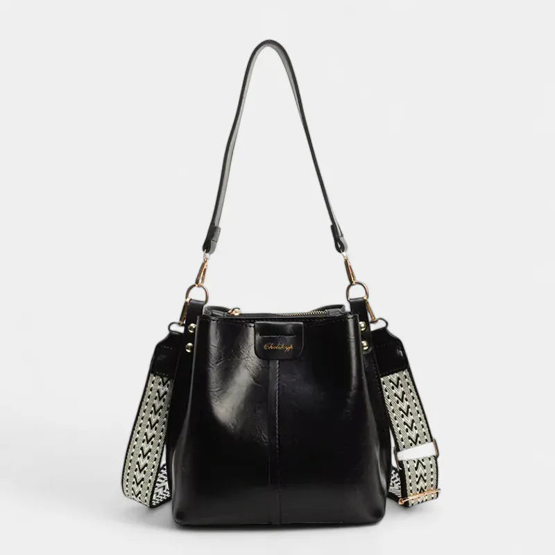 Sac seau similicuir lustré