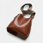 Sac seau similicuir lustré