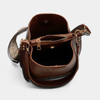 Sac seau similicuir lustré