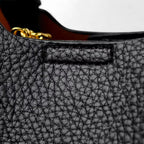 Sac seau similicuir noir Noir