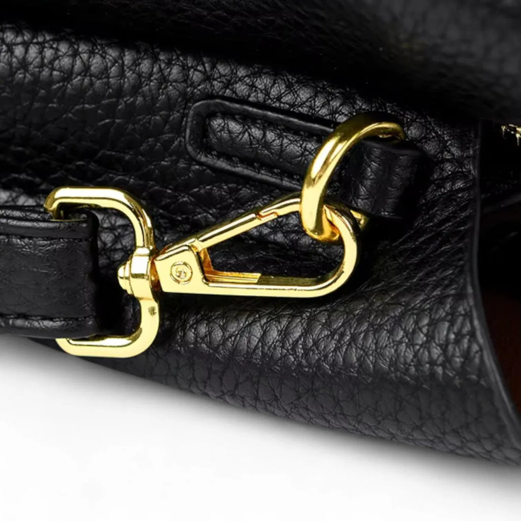 Sac seau similicuir noir Noir