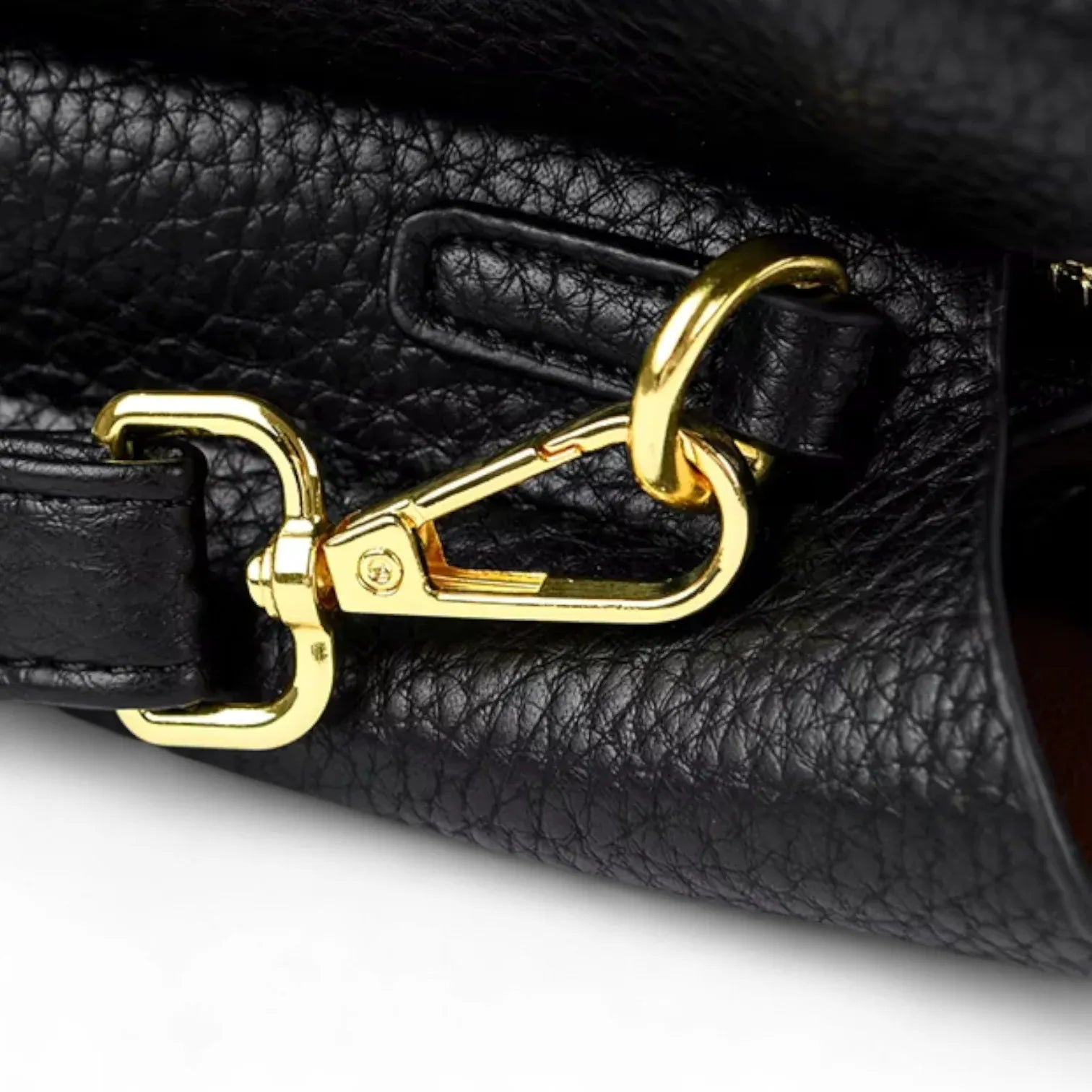 Sac seau similicuir noir Noir