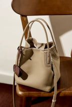 Sac seau souple cuir glands