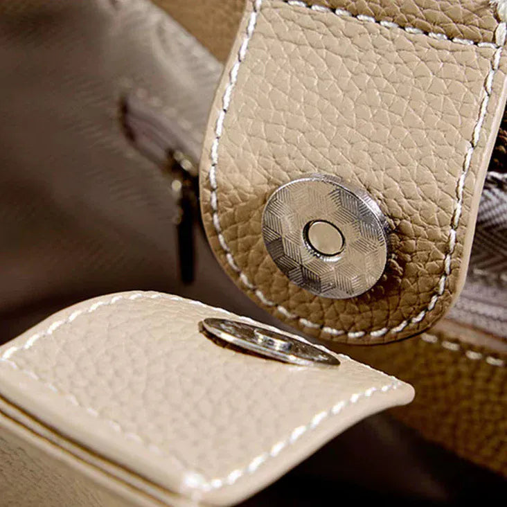 Sac seau souple cuir glands