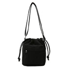 Sac seau velours Noir