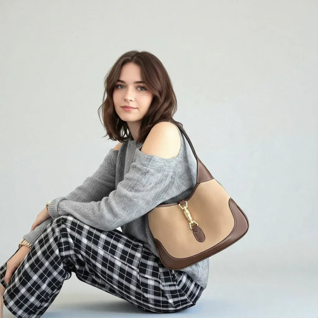 Sac seau vintage  Khaki